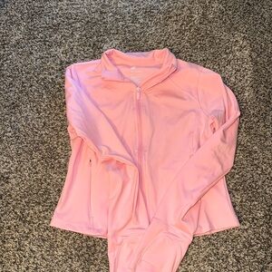 all in motion Pink Lightweight Zip-Up Jacket